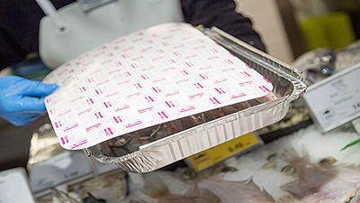 Couvre-barquettes en aluminium